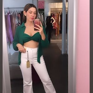 New green Onesize top